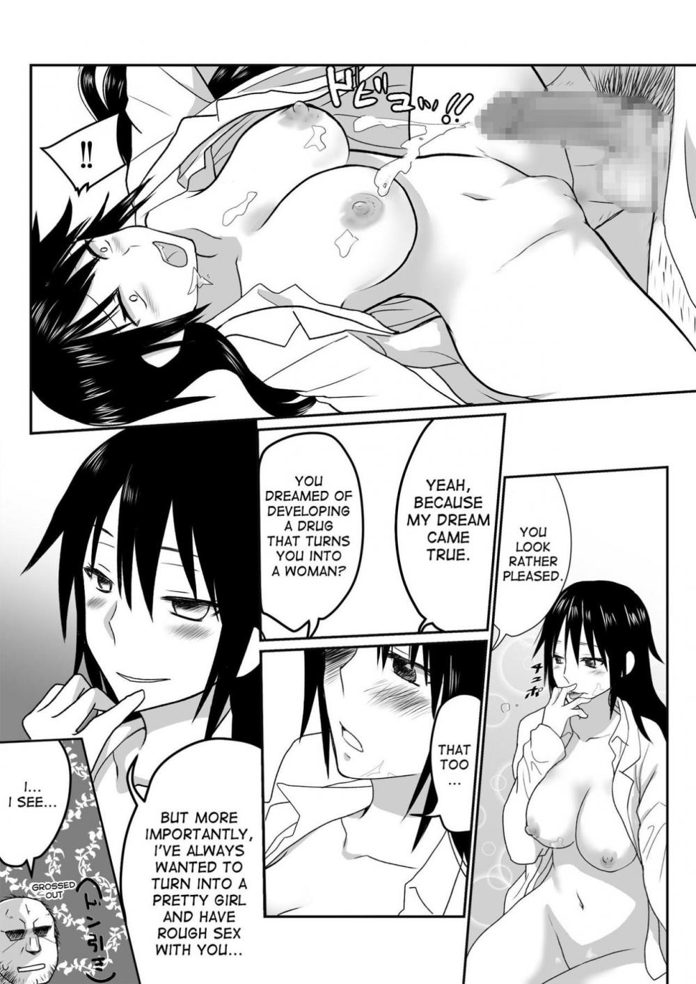 Hentai Manga Comic-My handsome friend turned into a beautiful girl who seems to want to have sex with me-Read-17